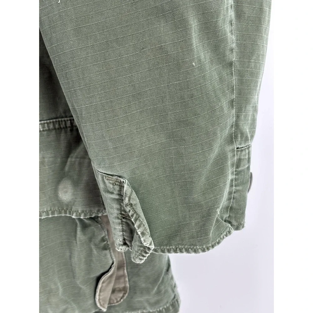 Vintage Vietnam OG-107 Jungle Jacket Cotton Ripstop Slant Pocket US Army Coat